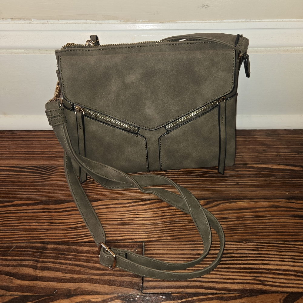 Olive Green Crossbody Bag